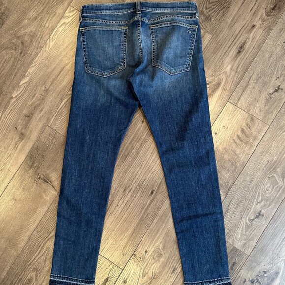 Distressed Rag & Bone Dre Women's Blue Denim Jeans - Size 28x30 - Picture 2 of 9